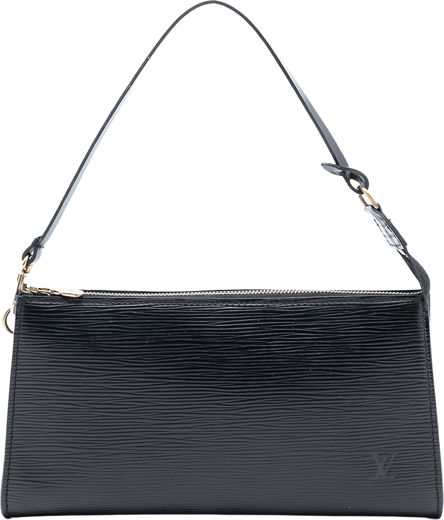 Louis Vuitton Epi Pochette Accessoires, från Luxclusif, i färgen black.