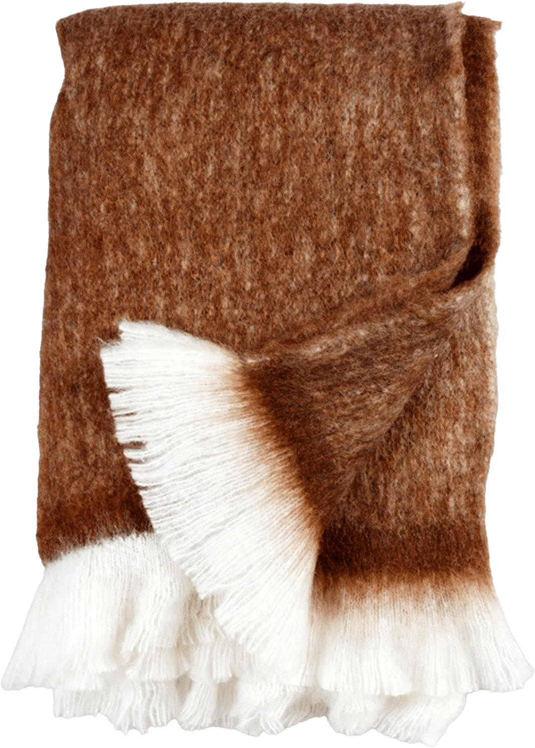 Elva Pläd, från Svanefors, i färgen brun.