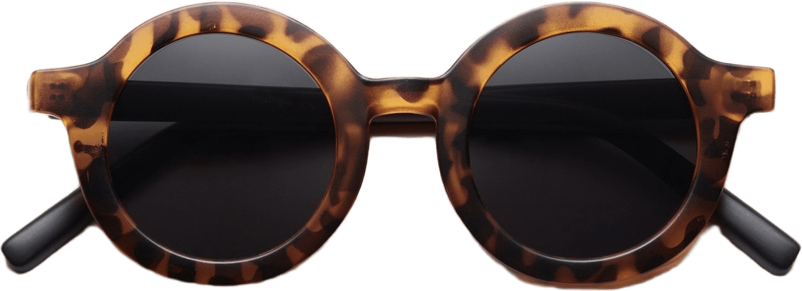 Babymocs Solglasögon Signature Round - Vuxen, från BabyMocs, i färgen turtle.