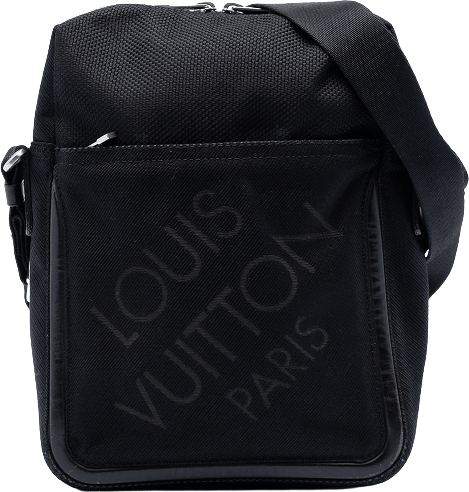 Louis Vuitton Damier Geant Citadin Messenger Bag, från Luxclusif, i färgen dark brown.