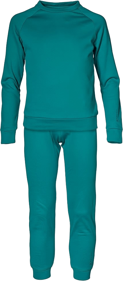 Isbjörn Panda Chill Sweater & Pant 86cl-128cl, från ISBJÖRN of Sweden, i färgen emeraldgreen.