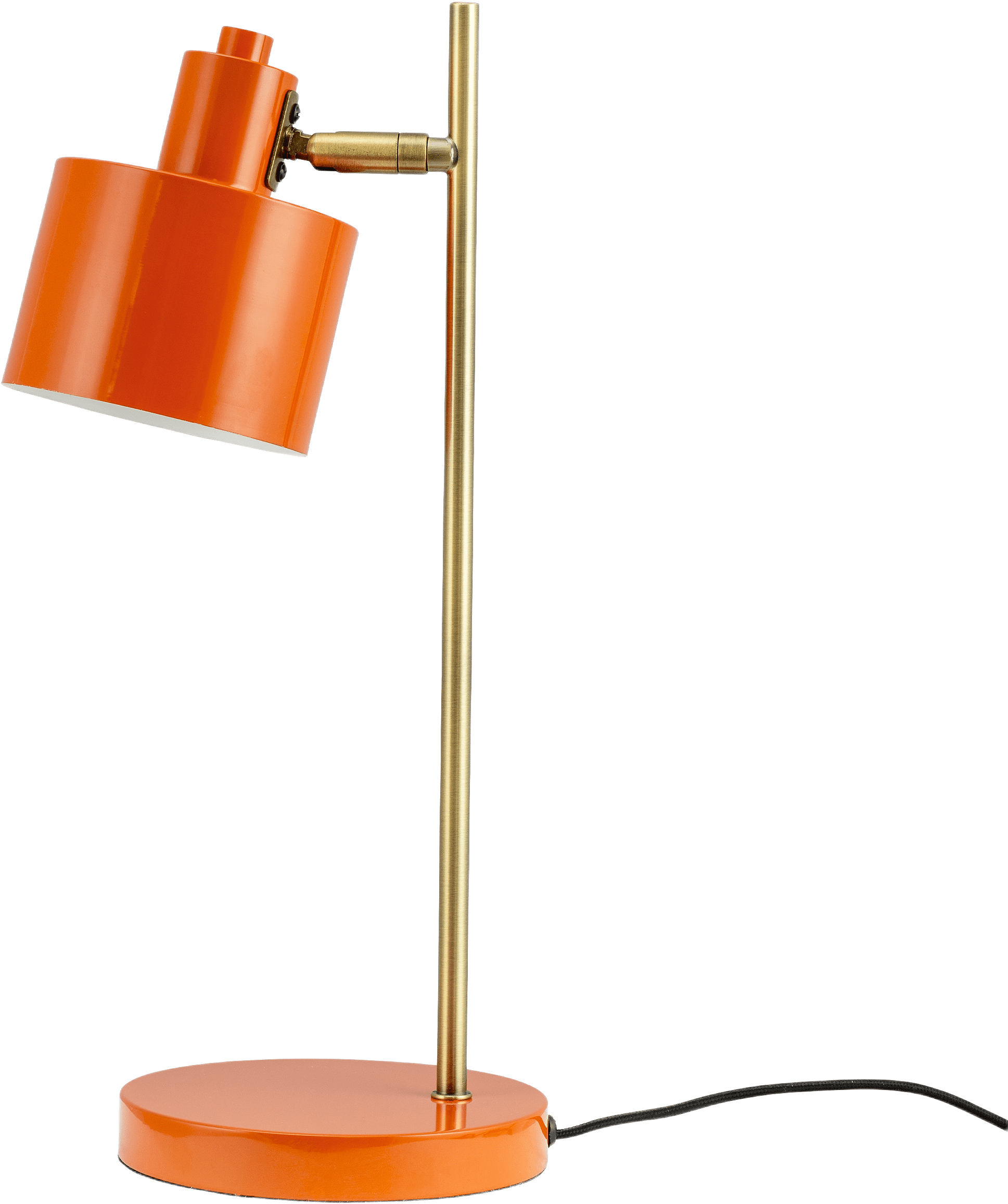 Ocean Table Lamp, från Dyberg Larsen, i färgen orange/ brass.