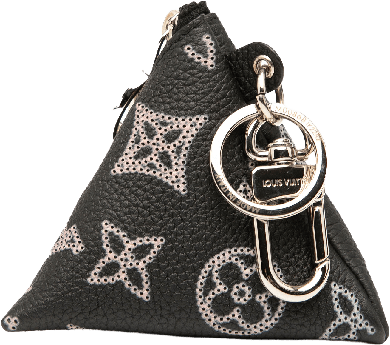Louis Vuitton Monogram Mahina Berlingo Key Pouch, från Luxclusif, i färgen black.