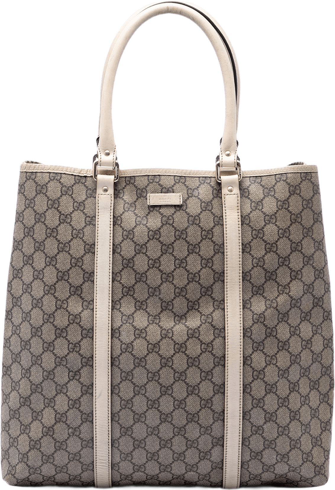 Gucci Gg Supreme Joy Vertical Tote, från Luxclusif, i färgen beige.
