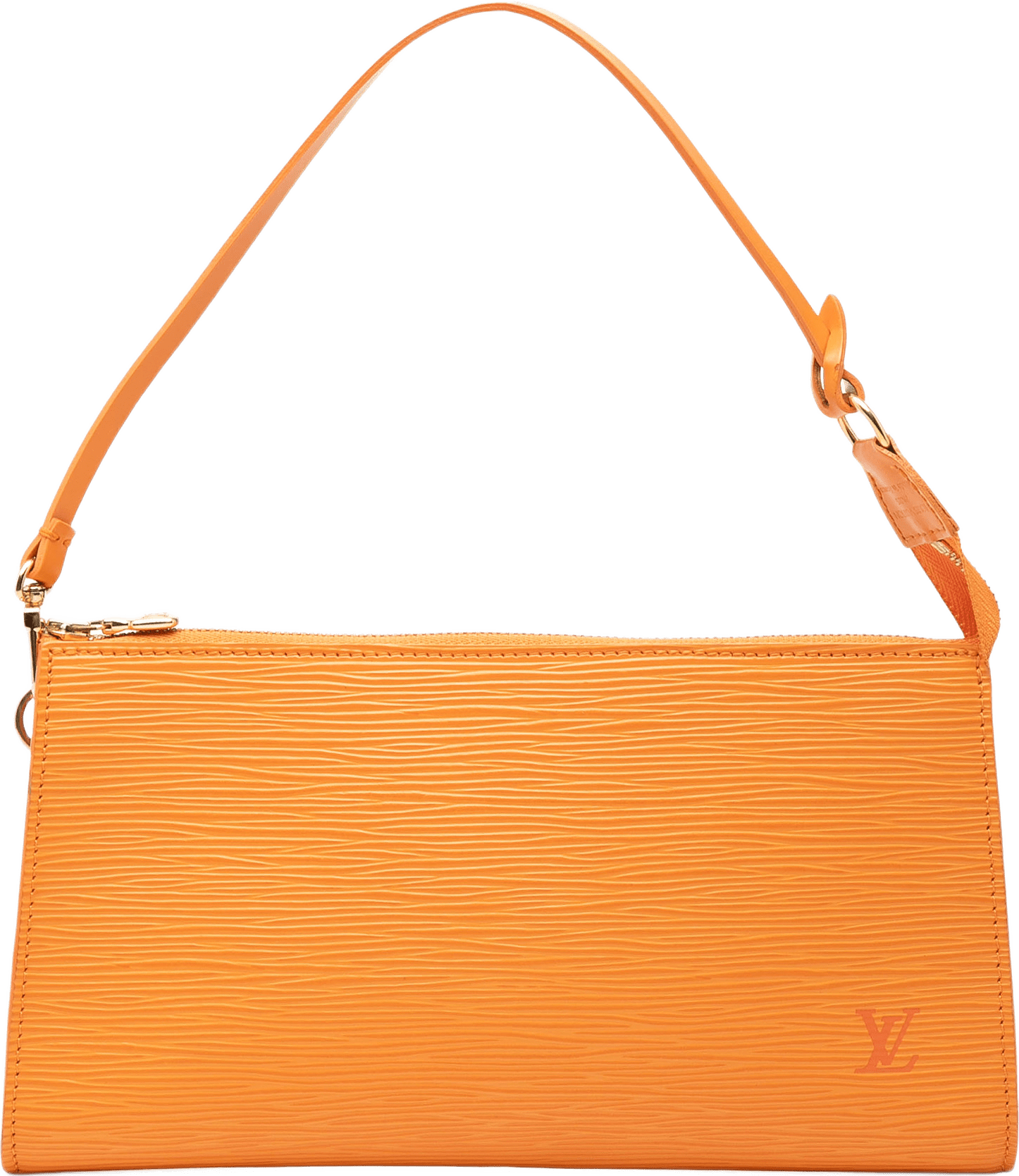 Louis Vuitton Epi Pochette Accessoires, från Luxclusif, i färgen orange.