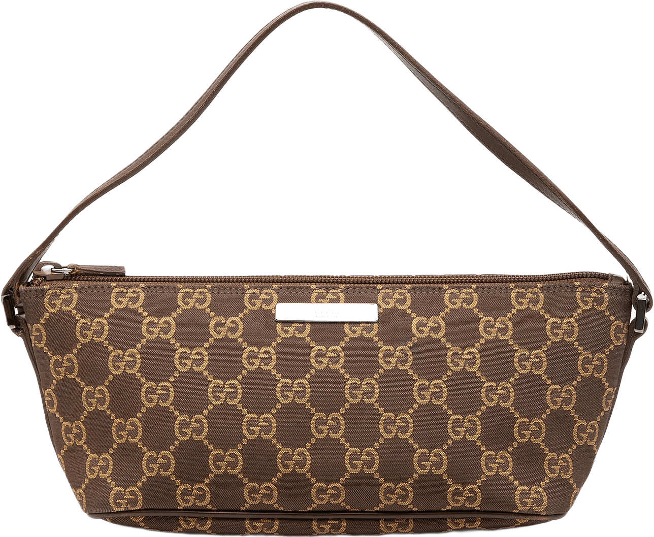 Gucci Gg Canvas Boat, från Luxclusif, i färgen brown.