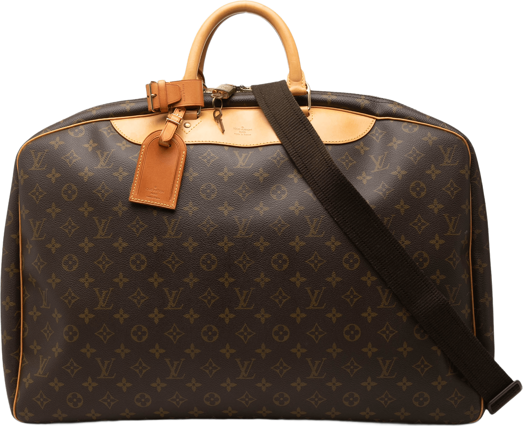 Louis Vuitton Monogram Alize 2 Poches, från Luxclusif, i färgen brown.
