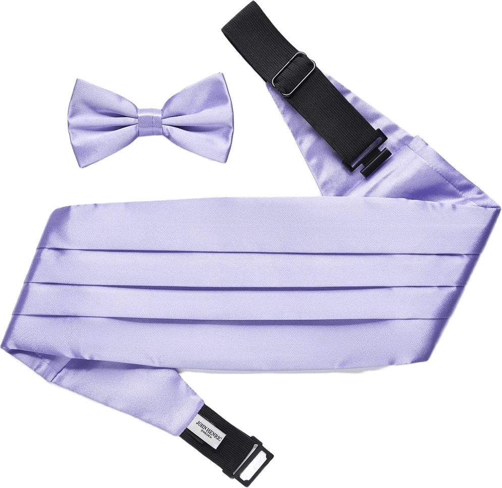 Cummerbund, från John Henric, i färgen light purple.