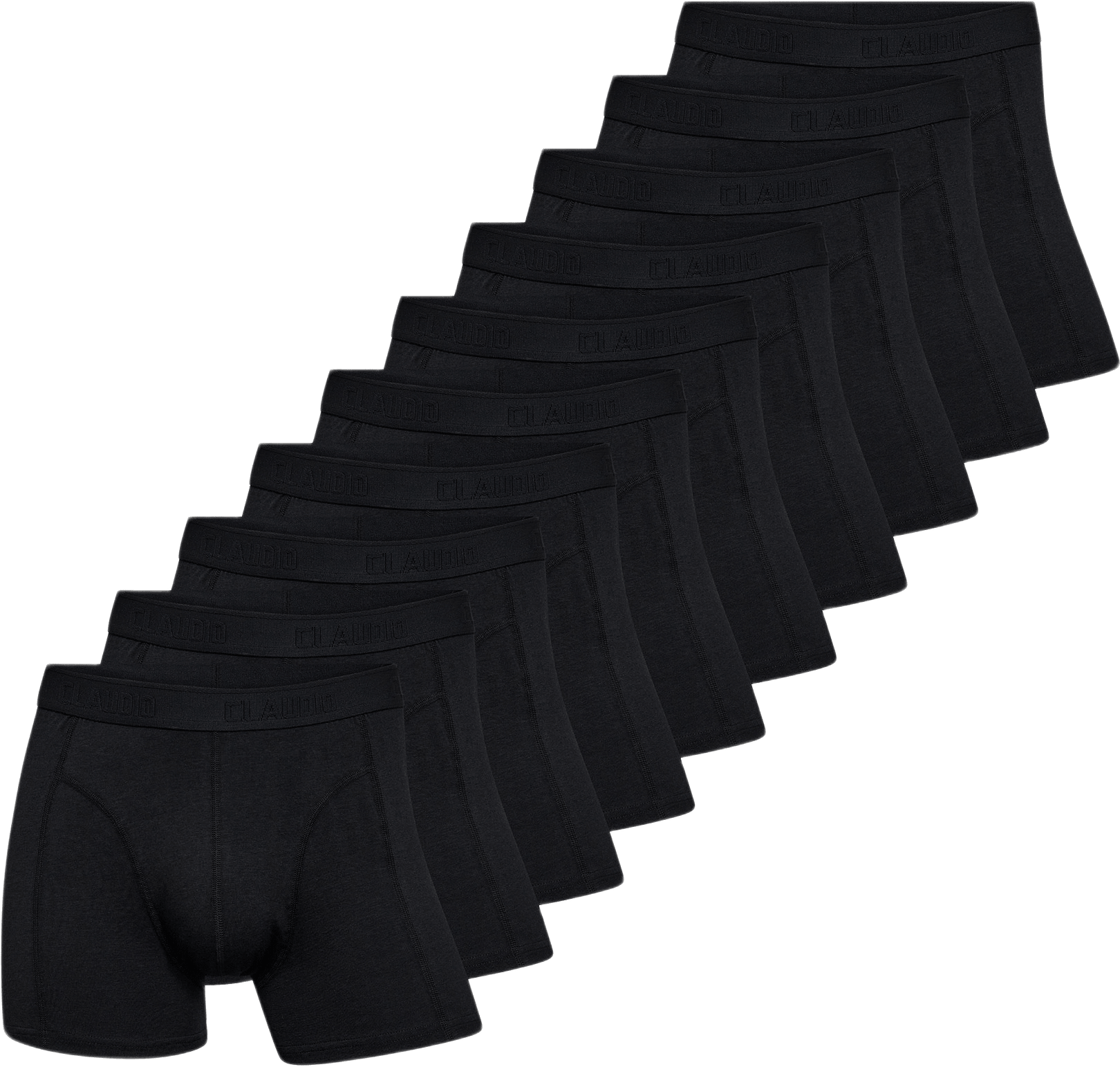 10-pack Boxershorts - Fsc Bambu, från Claudio, i färgen black.