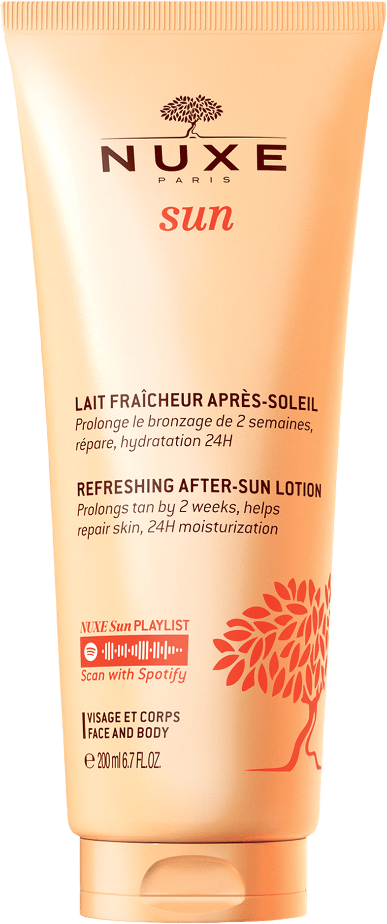 Sun Refreshing After-Sun Lotion Face & Body, 200 ml, från NUXE.