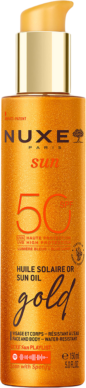 Sun Tanning Oil Gold Spf50, från NUXE.