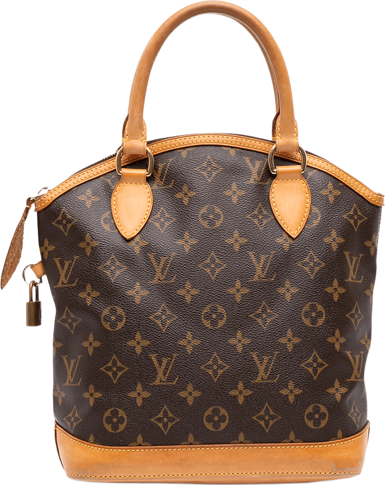 Louis Vuitton Monogram Lockit Pm, från Luxclusif, i färgen brun.