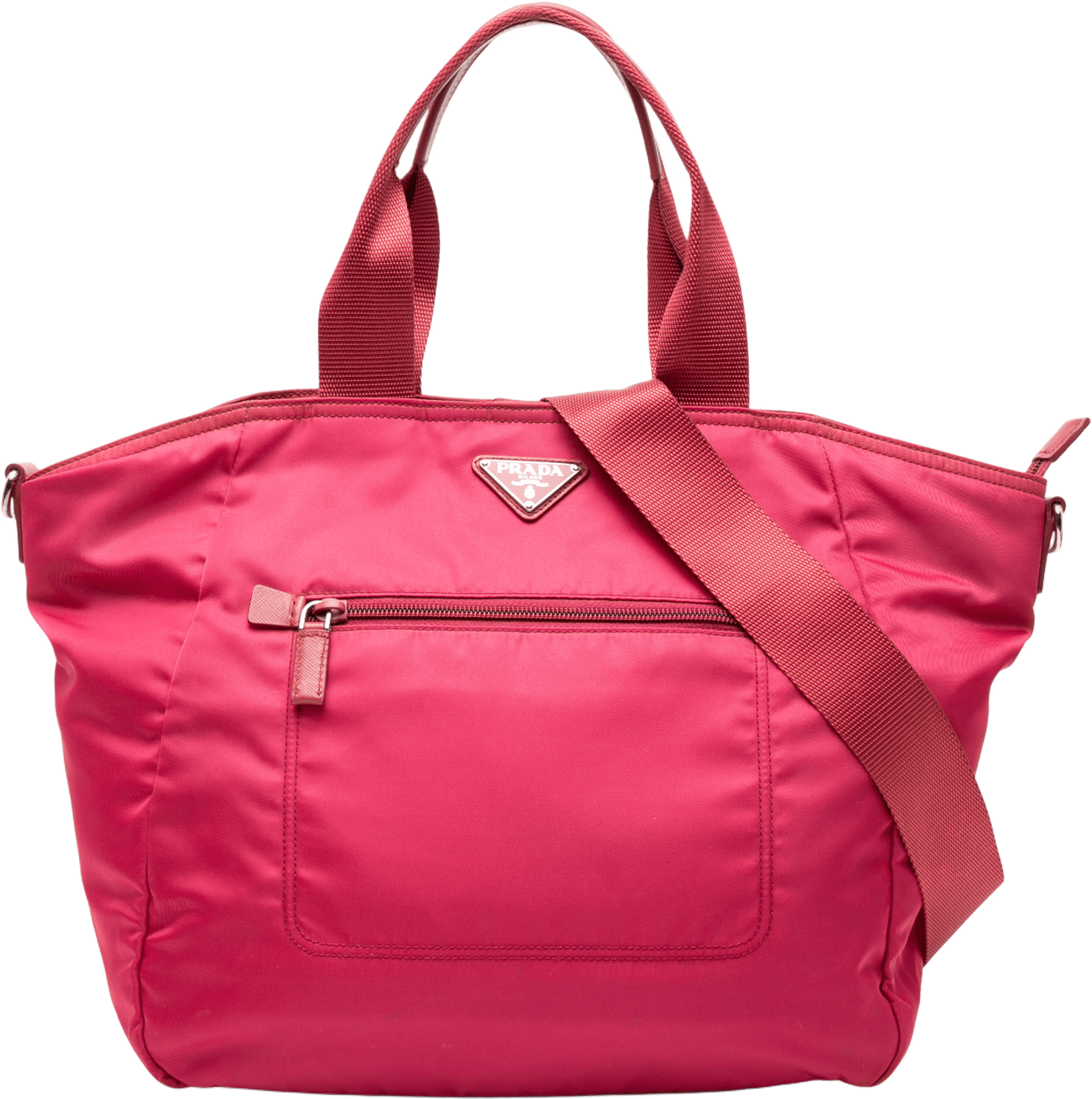 Prada Tessuto Satchel, från Luxclusif, i färgen pink.