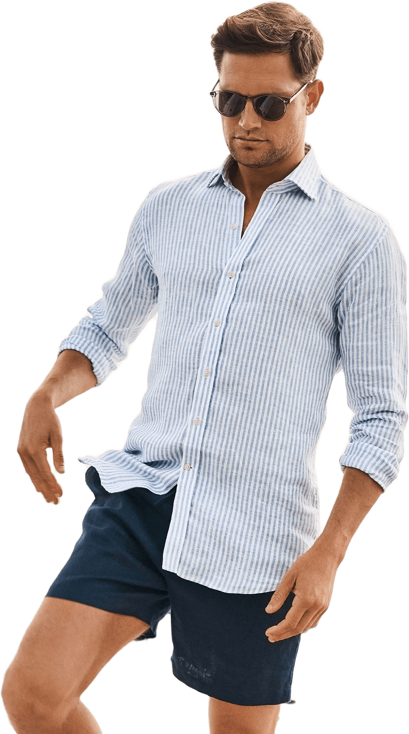 Linen Striped Smart Shirt (lino)