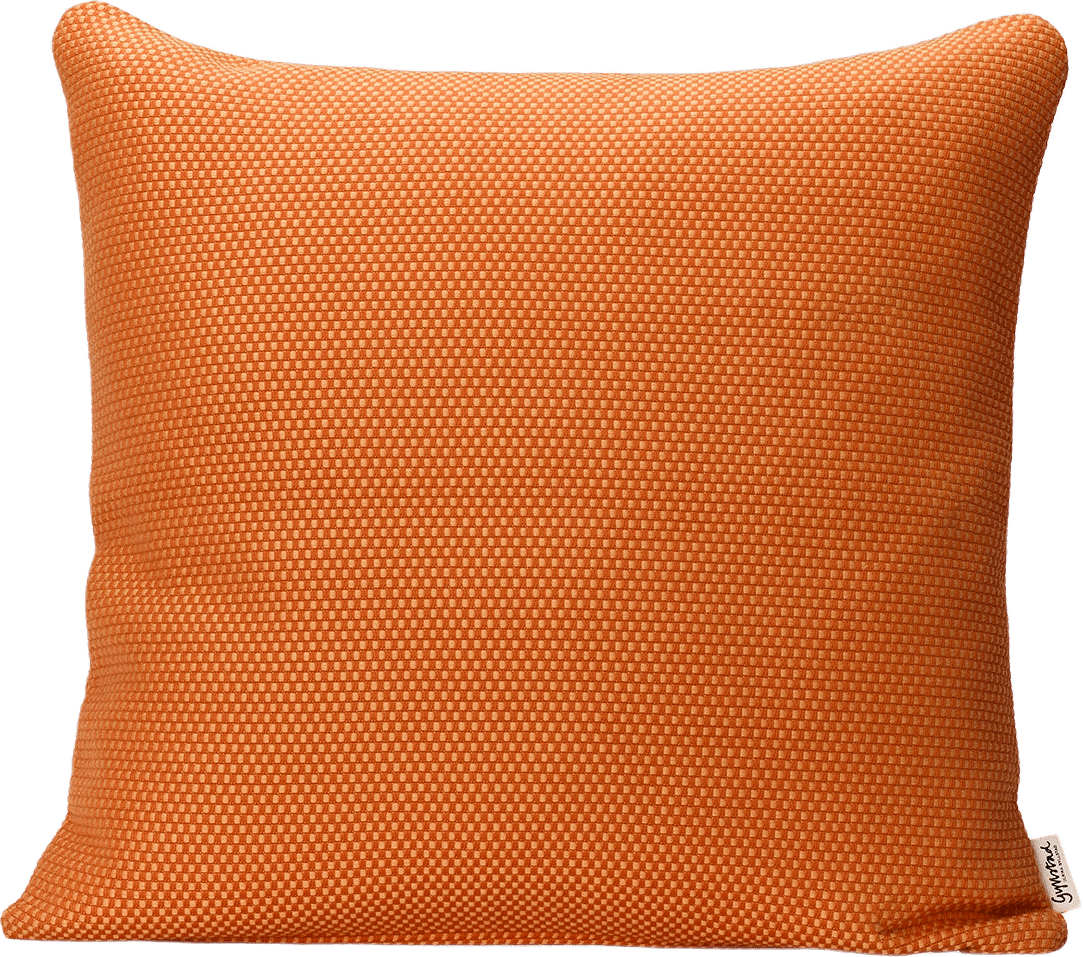 Kuddfodral H-weave, 50 Cm, från Gyllstad, i färgen orange.