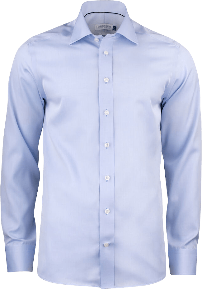 Gb01 Twill Non-iron Regular, från J.Harvest & Frost, i färgen ljusblå.