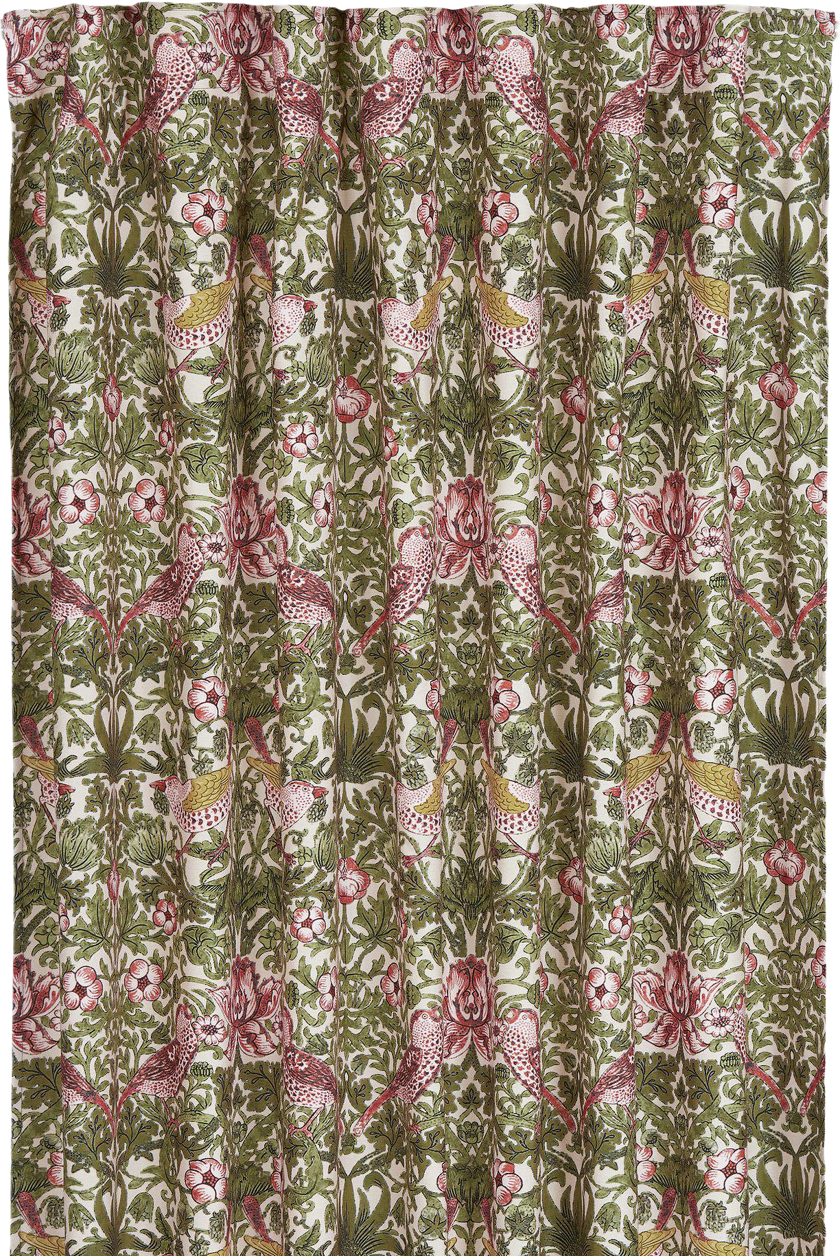 Vilja Gardin 2p, från Svanefors, i färgen mossgrön.