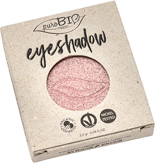 Eyeshadows - Powder - Refill, från PuroBio, i färgen 25 pink refill.