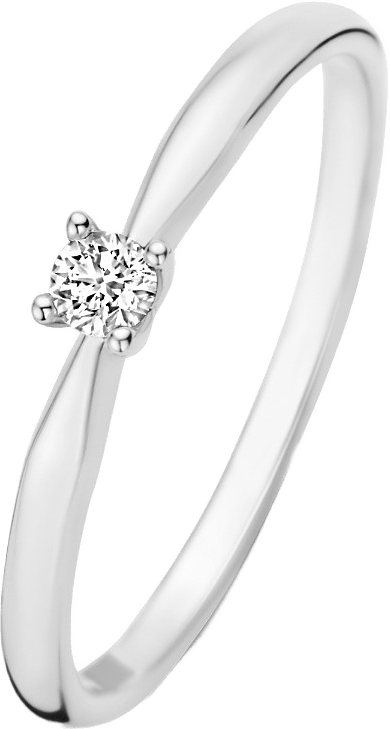 De La Paix Vitt Guld Ring, från Isabel Bernard, i färgen silver.