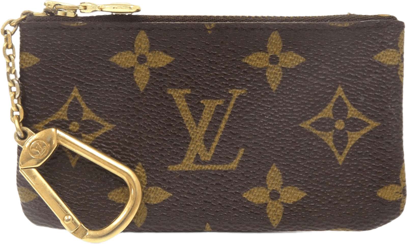 Louis Vuitton Monogram Key Pouch, från Luxclusif, i färgen brown.