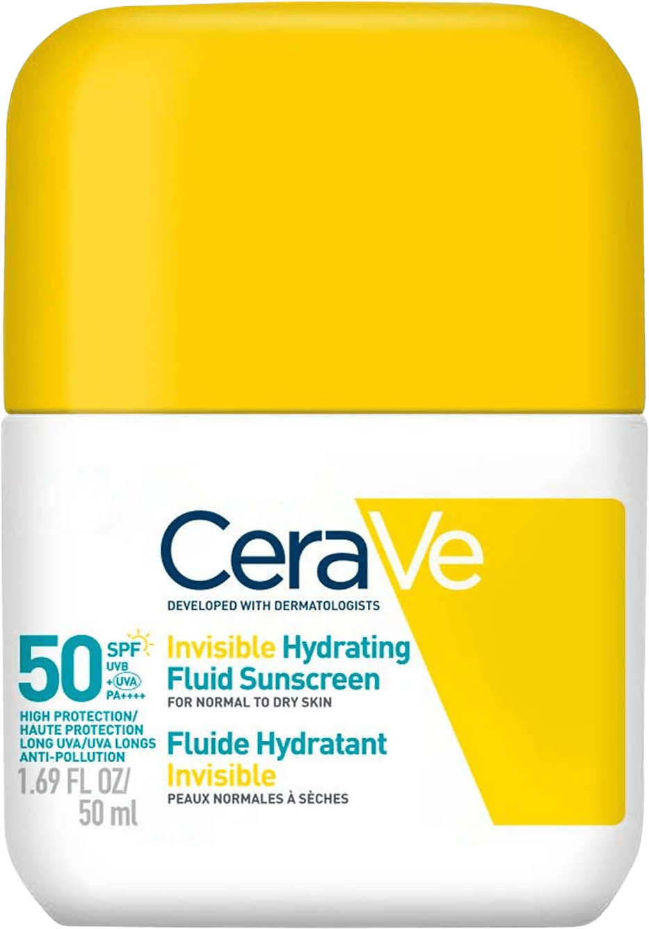 Invisible Hydrating Fluid Sunscreen SPF50, från CeraVe.