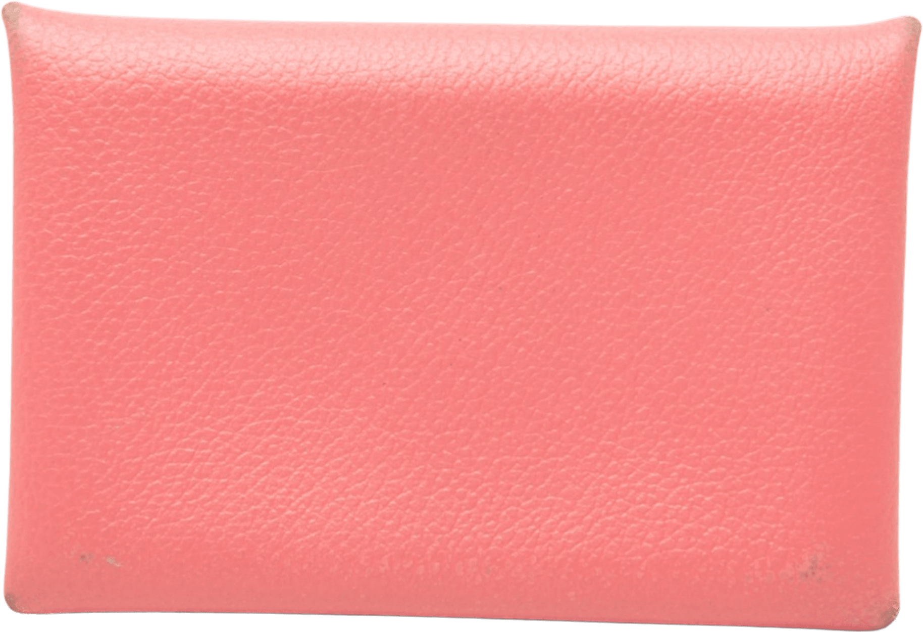 Hermès Chevre Mysore Calvi Card Holder, från Luxclusif, i färgen pink.