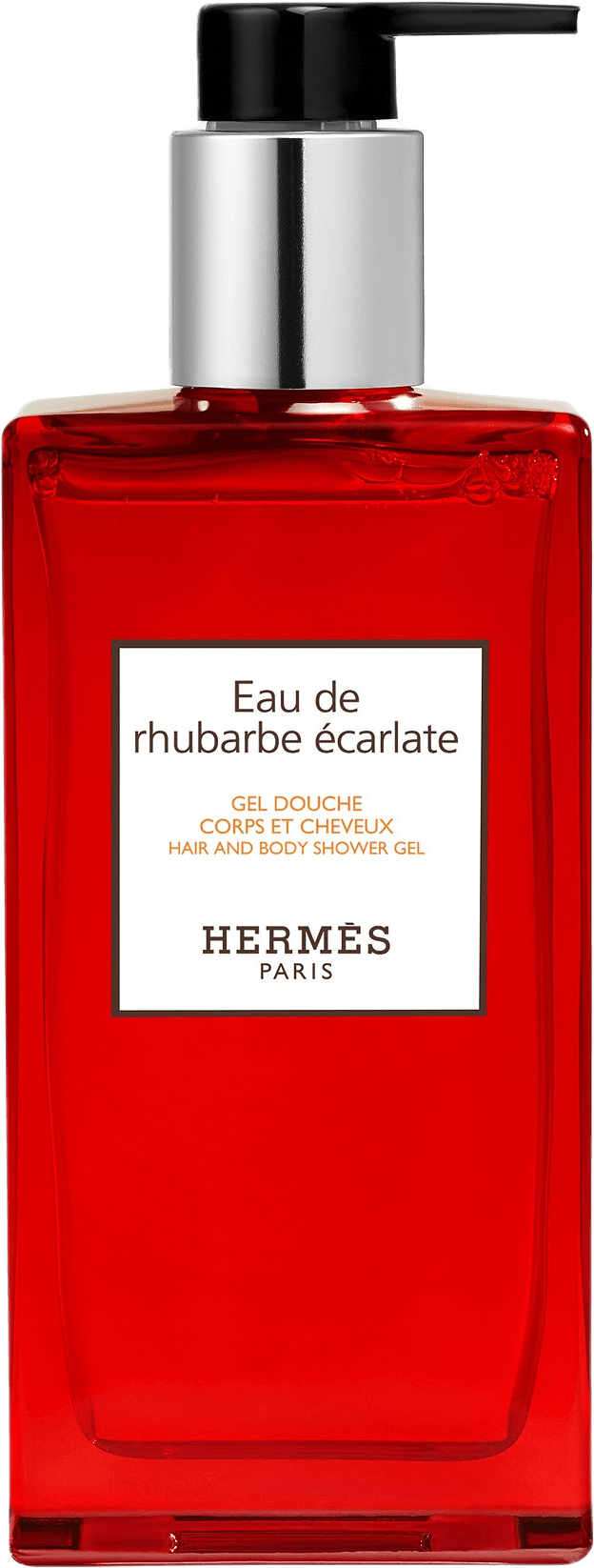 Eau de rhubarbe écarlate Hair and body Shower Gel, från HERMÈS.