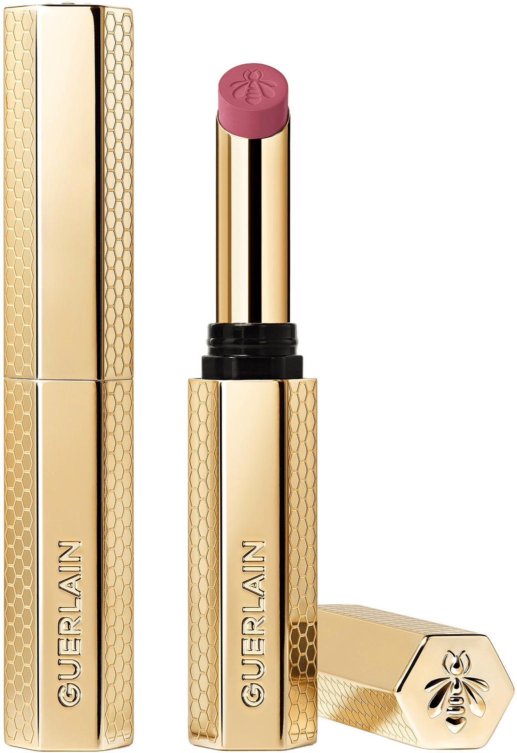 KissKiss Honey-Infused Intense Lipstick, från Guerlain, i färgen Soft Mauve.