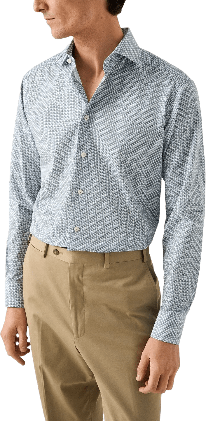 Signature Twill-skjorta Contemporary Fit, från Eton, i färgen light blue.