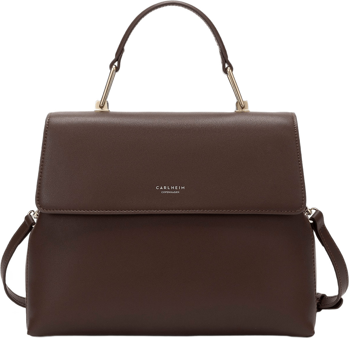 Handväska Läder Sophia, från Carlheim, i färgen brun.