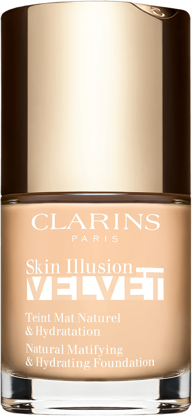 Skin Illusion Velvet, från Clarins, i färgen 100,3N Shell.