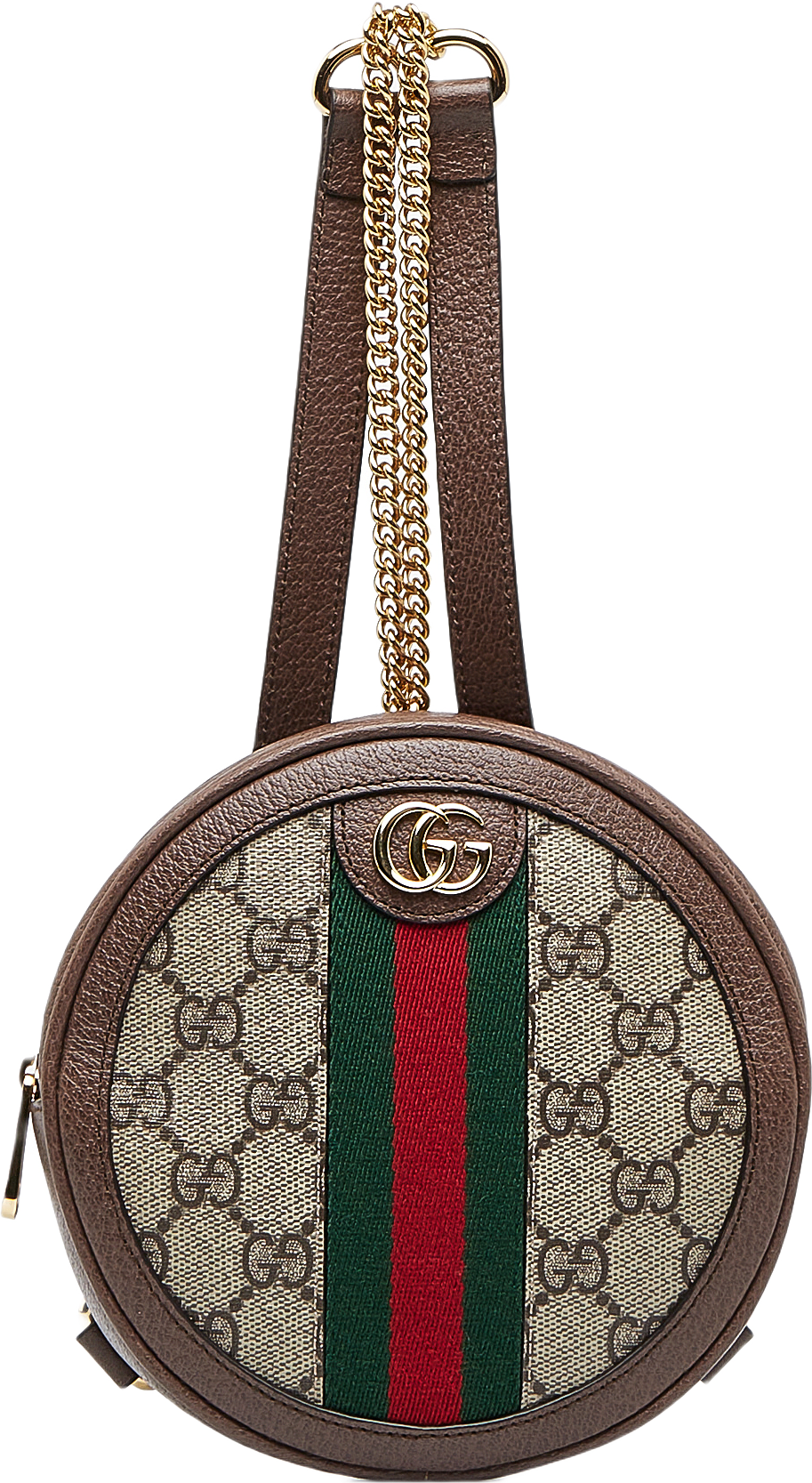 Gucci Mini Gg Supreme Round Ophidia Backpack