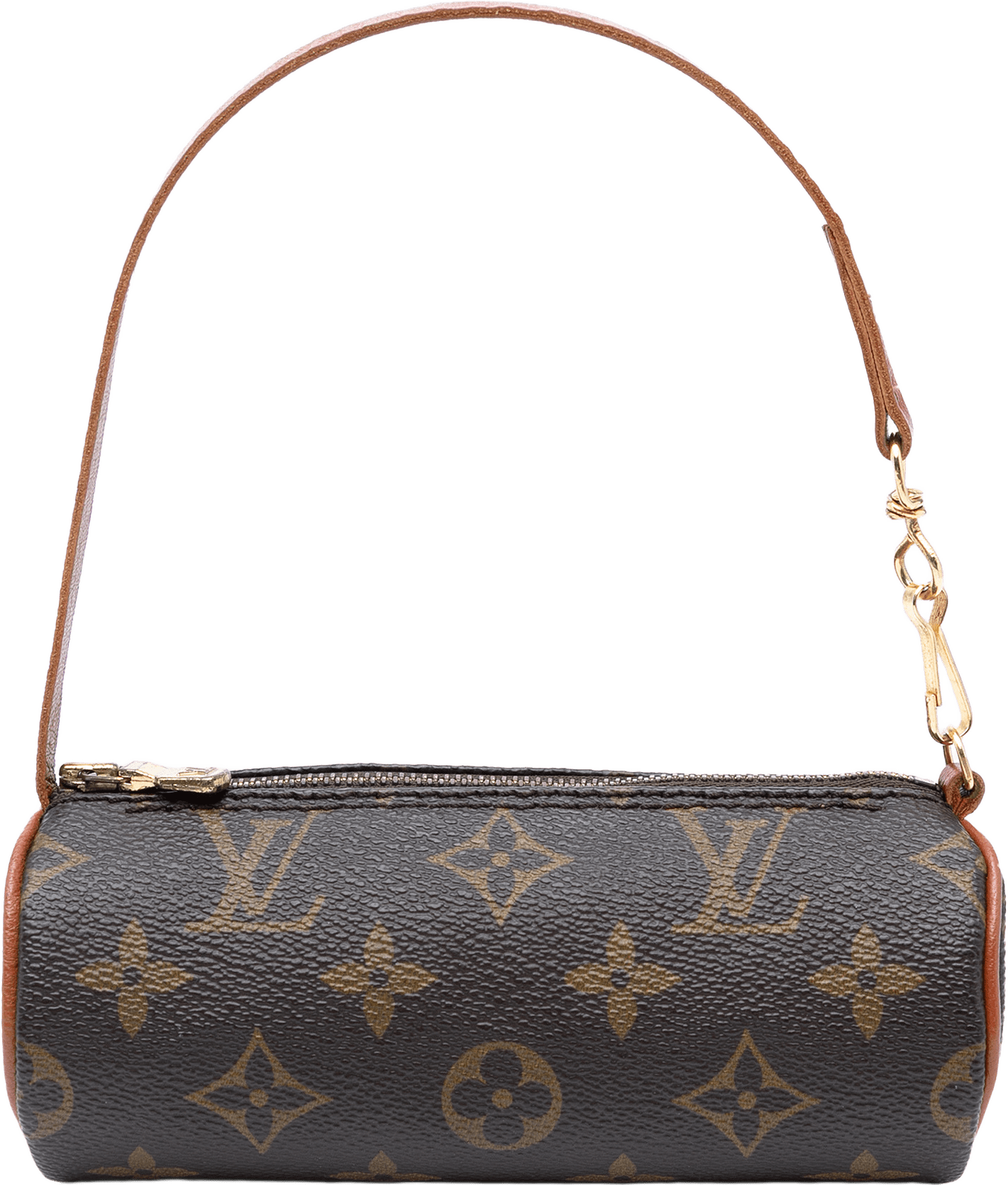 Louis Vuitton Monogram Papillon Pochette, från Luxclusif, i färgen brown.