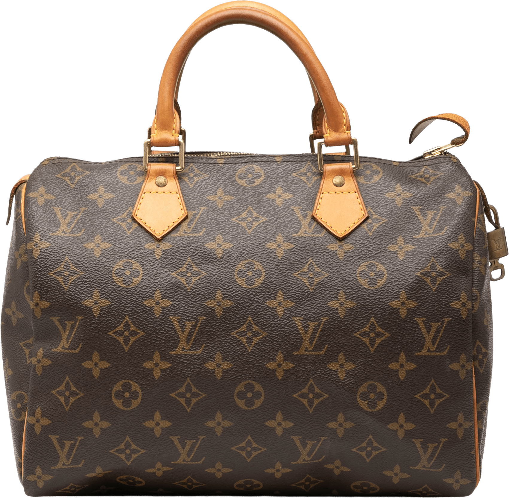 Louis Vuitton Monogram Speedy 30, från Luxclusif, i färgen brown.