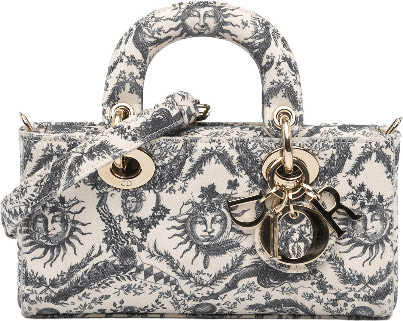 Dior Small Denim Toile De Jouy Soleil Lady D Joy