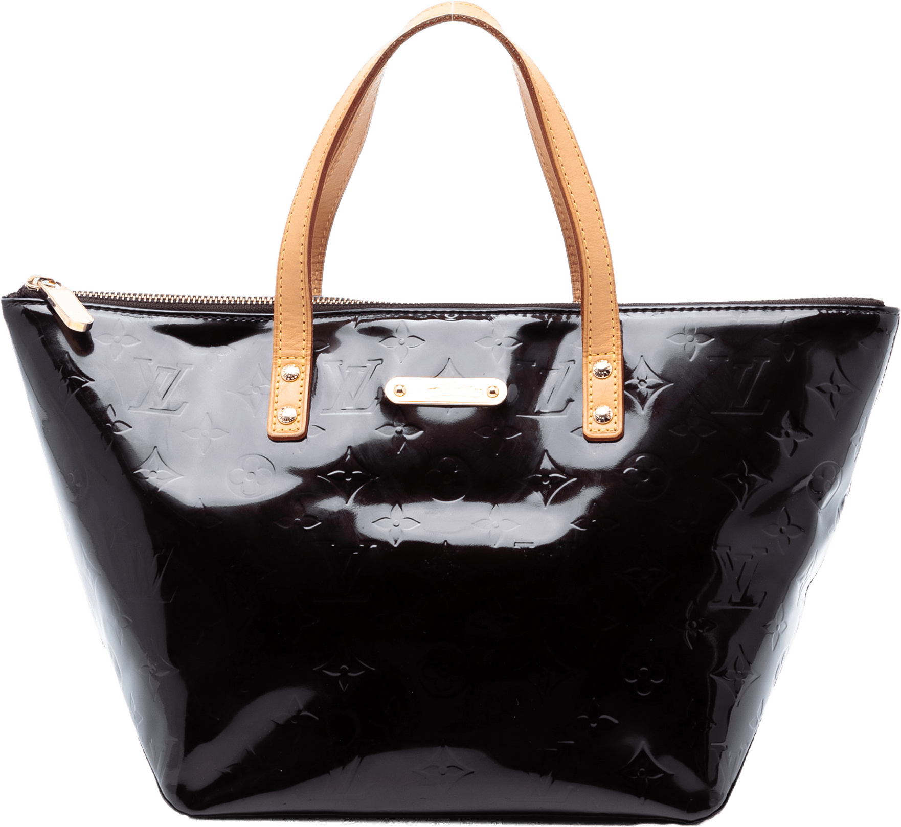 Louis Vuitton Monogram Vernis Bellevue Pm, från Luxclusif, i färgen purple.