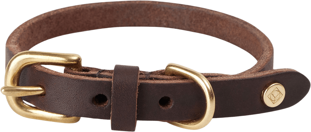 Robin Dog Collar, från OYOY Living, i färgen choko.