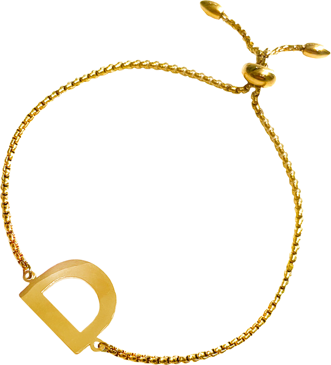 New Identity Bracelet D Gold
