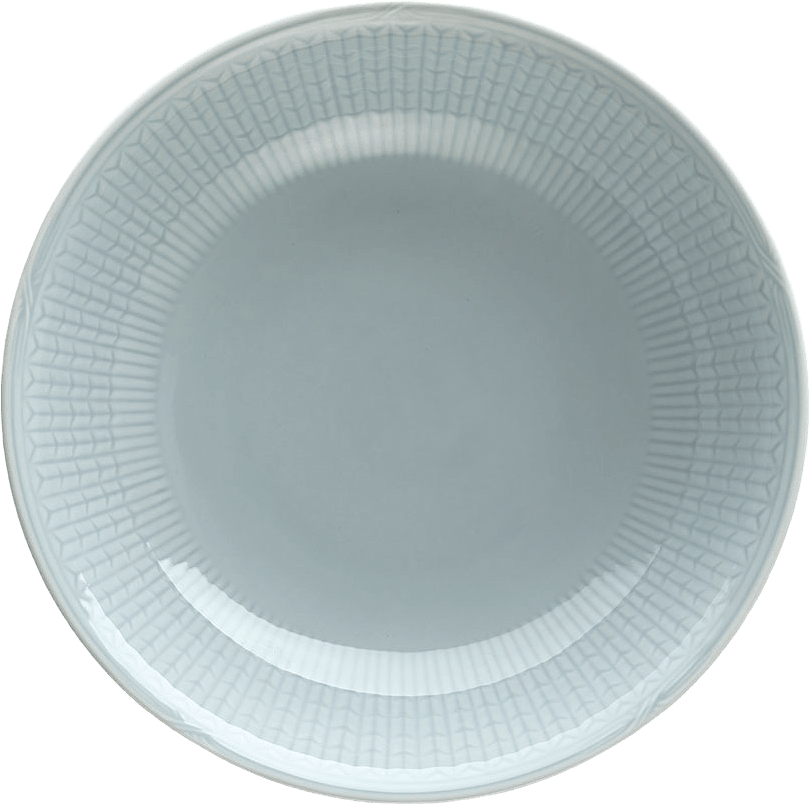 Djup tallrik, Swedish Grace, 19 cm, från Rörstrand, i färgen Is.