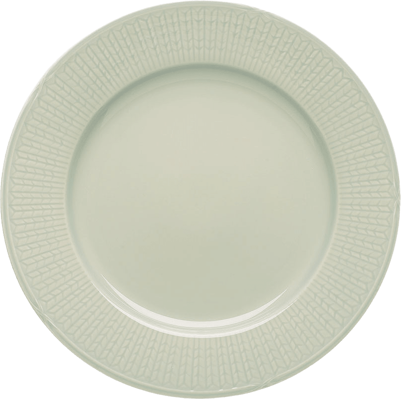 Tallrik, Swedish Grace, 21 cm, från Rörstrand, i färgen Äng.