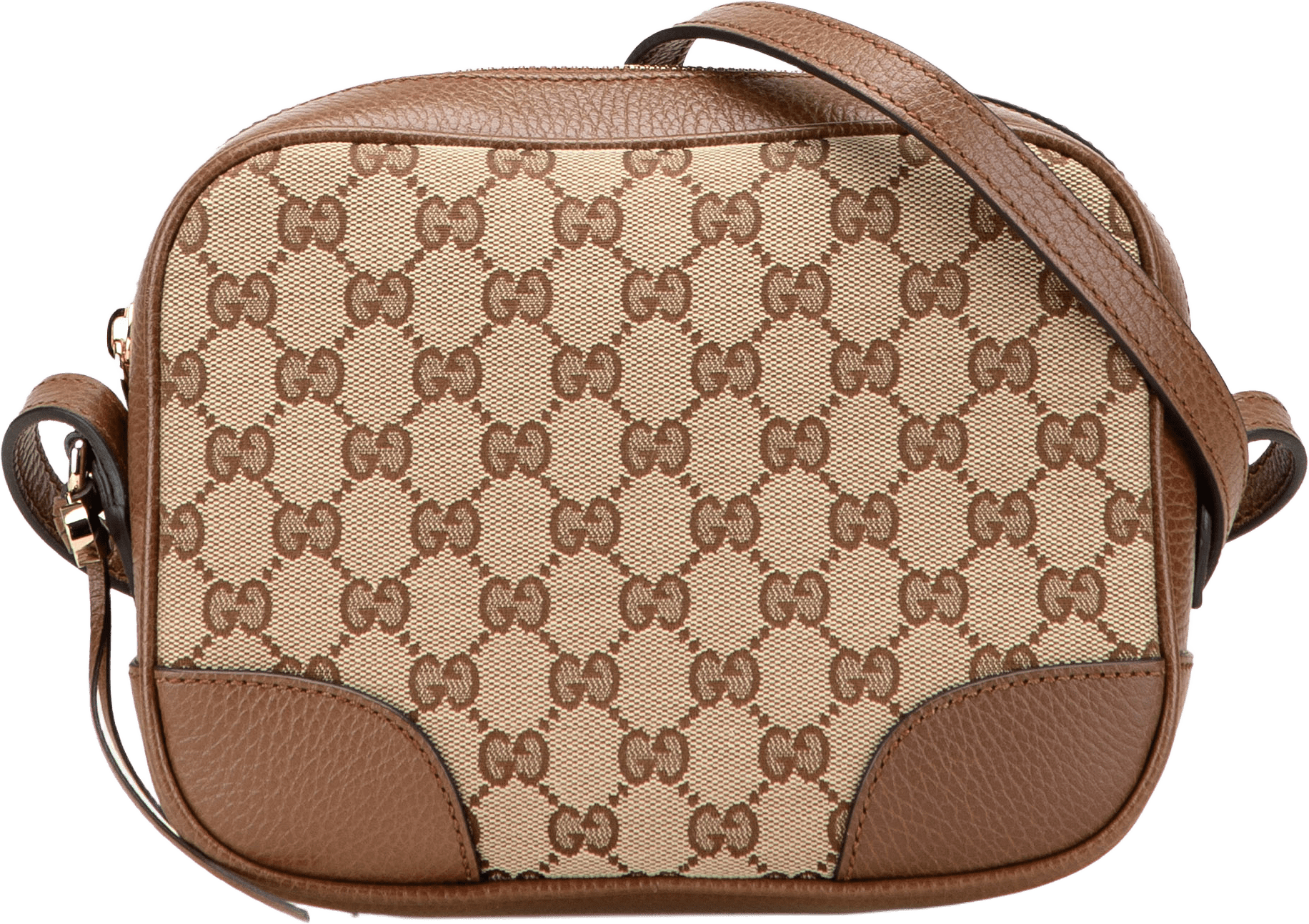 Gucci Gg Canvas Bree Crossbody, från Luxclusif, i färgen beige.