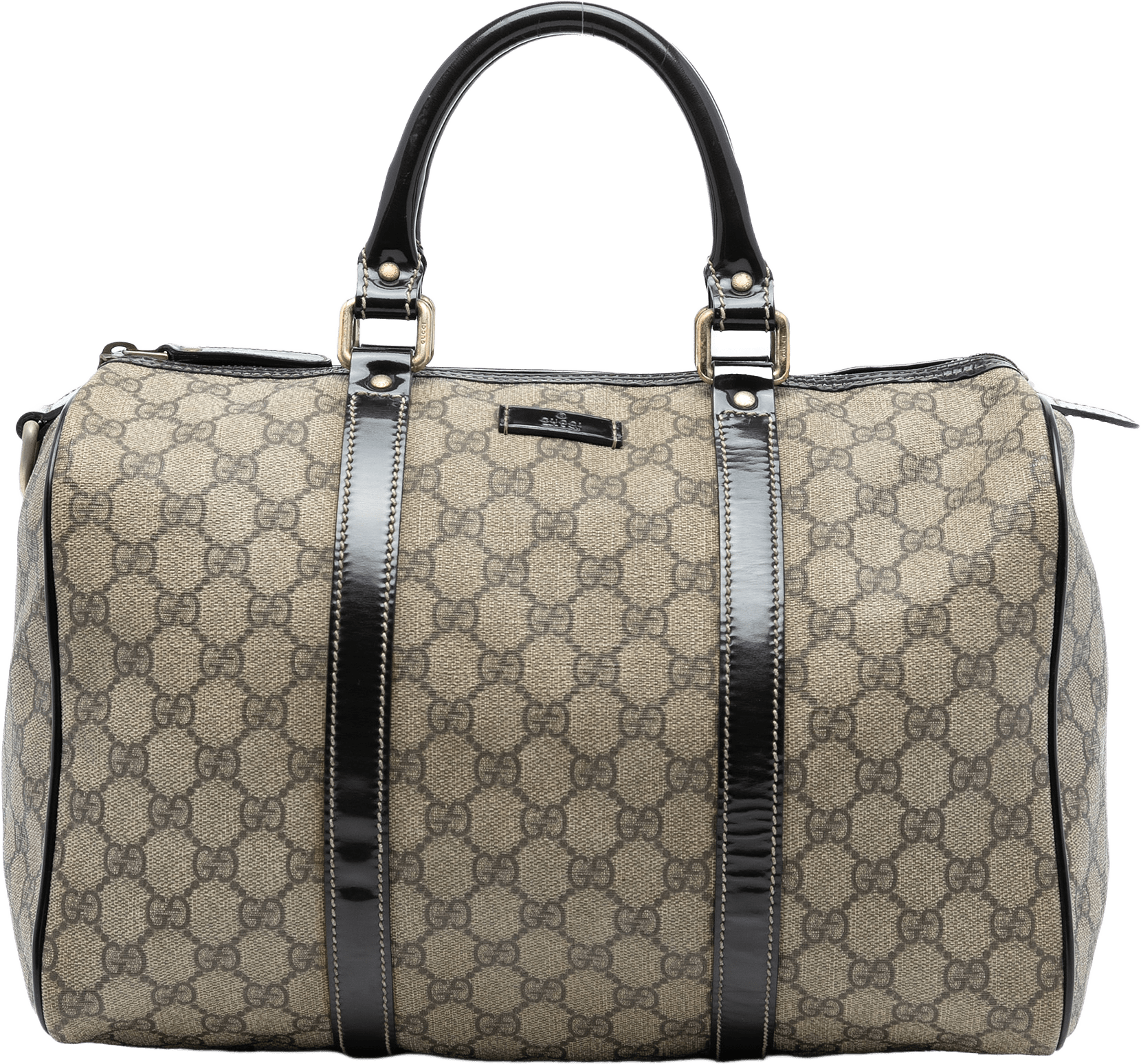 Gucci Medium Gg Supreme Joy Boston Bag, från Luxclusif, i färgen beige.