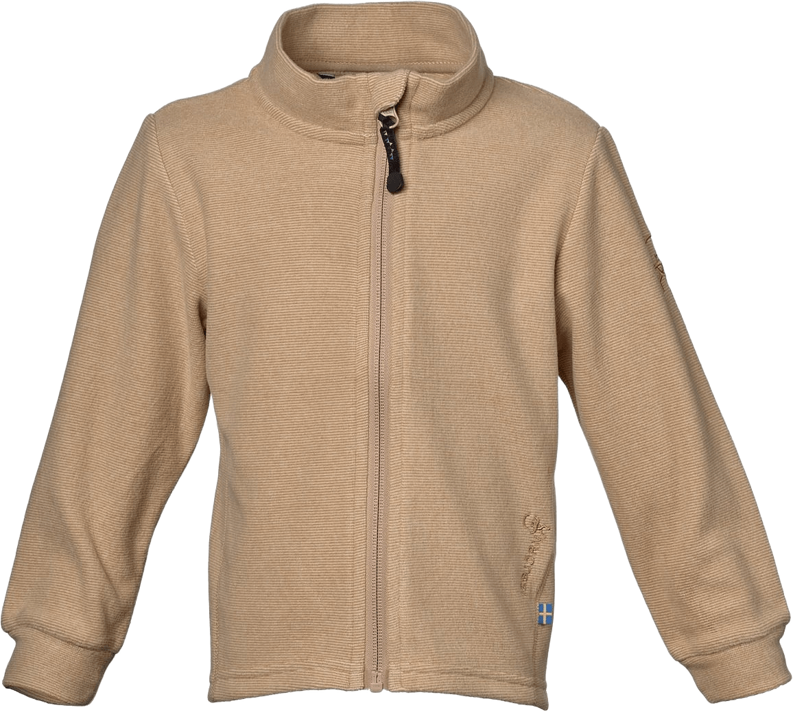 Isbjörn Lynx Microfleecejacka, från ISBJÖRN of Sweden, i färgen oat.