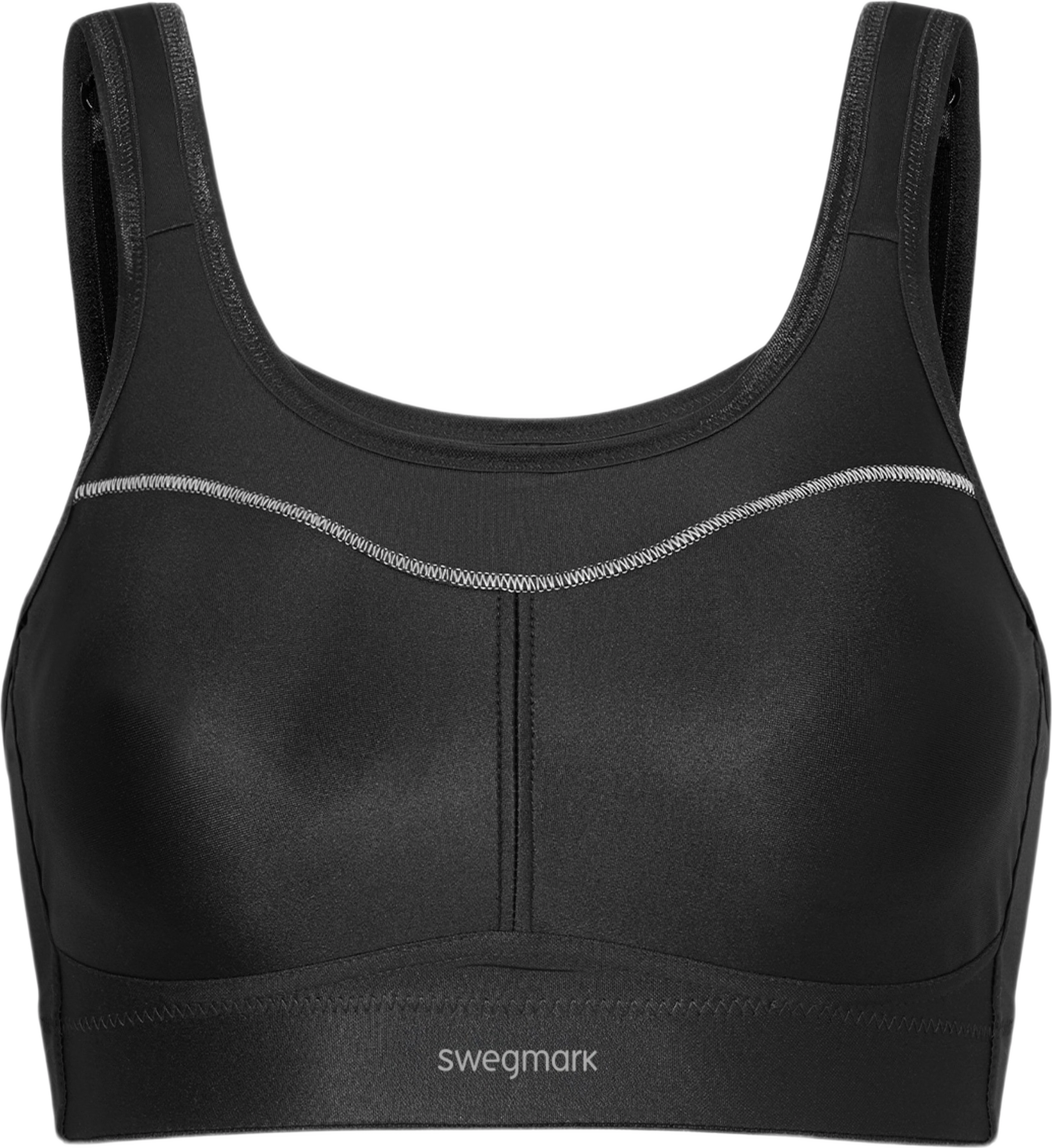 Authentic Sport-bh, från Swegmark, i färgen black.