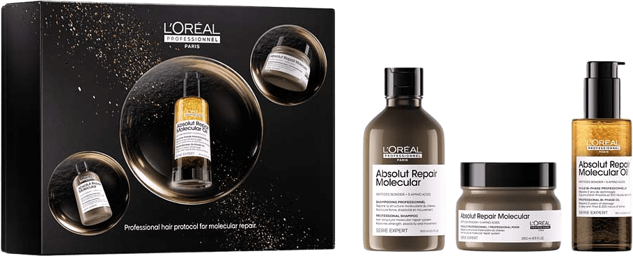 Absolut Repair Molecular Gift Set Trio, från L’Oréal Professionnel.
