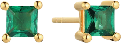 Örhänge Ellera Quadrato, från Sif Jakobs Jewellery, i färgen green.