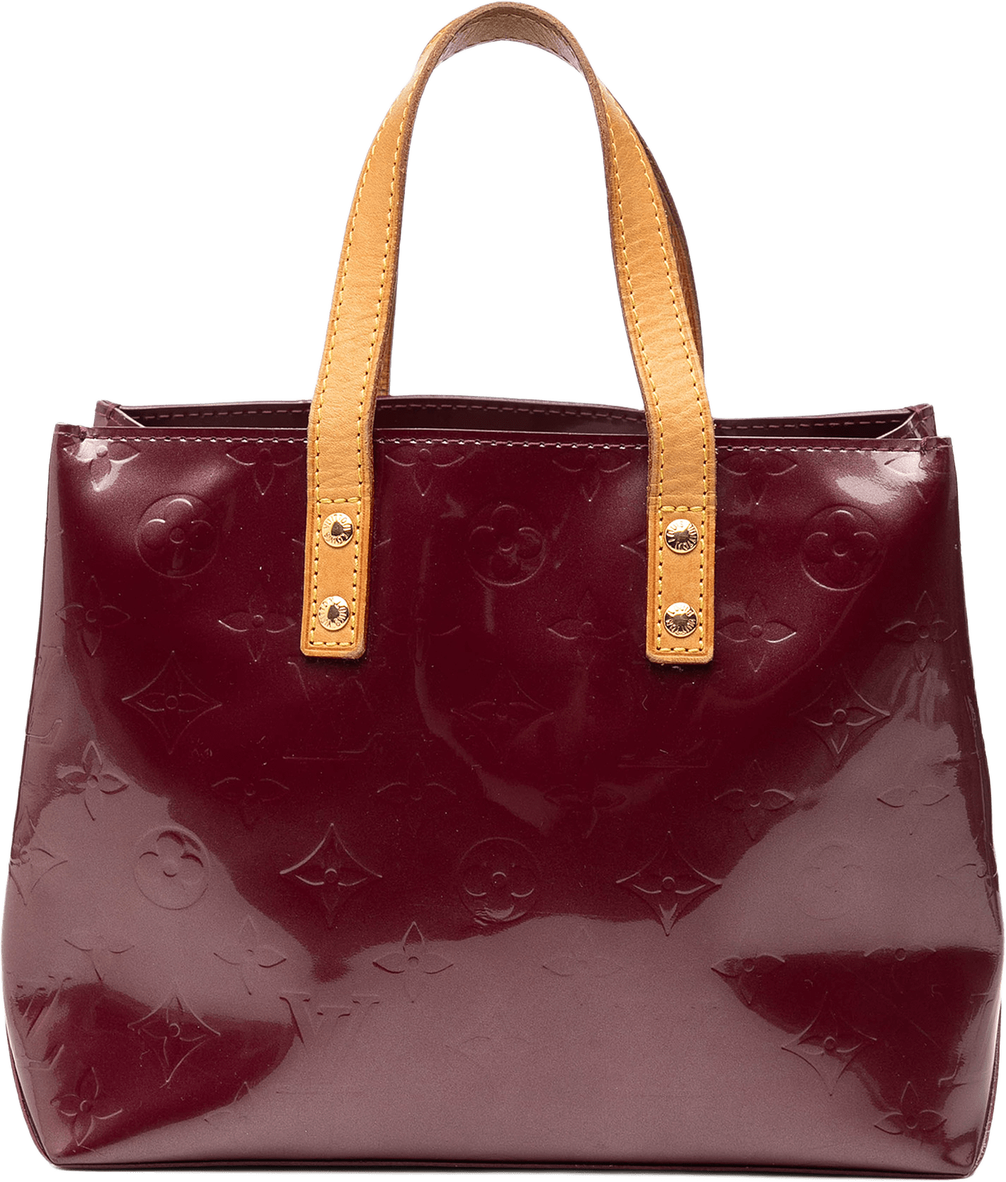 Louis Vuitton Monogram Vernis Reade Pm, från Luxclusif, i färgen purpur.