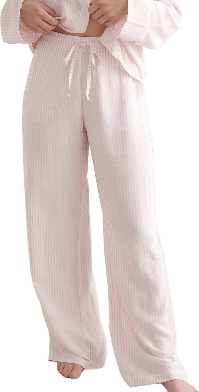Winter Bloom Stripe Pyjama Pants, från aim'n, i färgen winter bloom stripe.