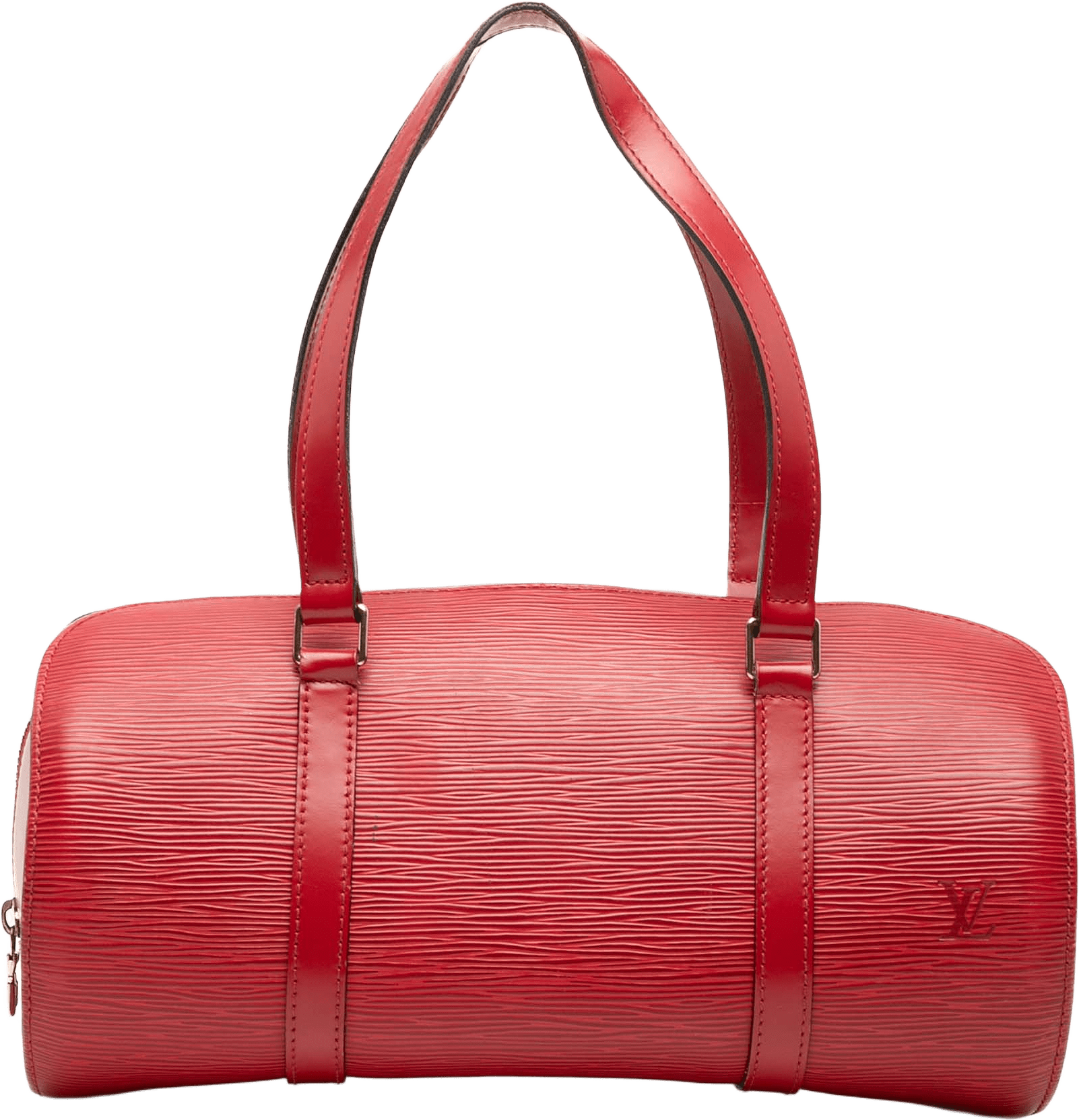Louis Vuitton Epi Soufflot, från Luxclusif, i färgen red.