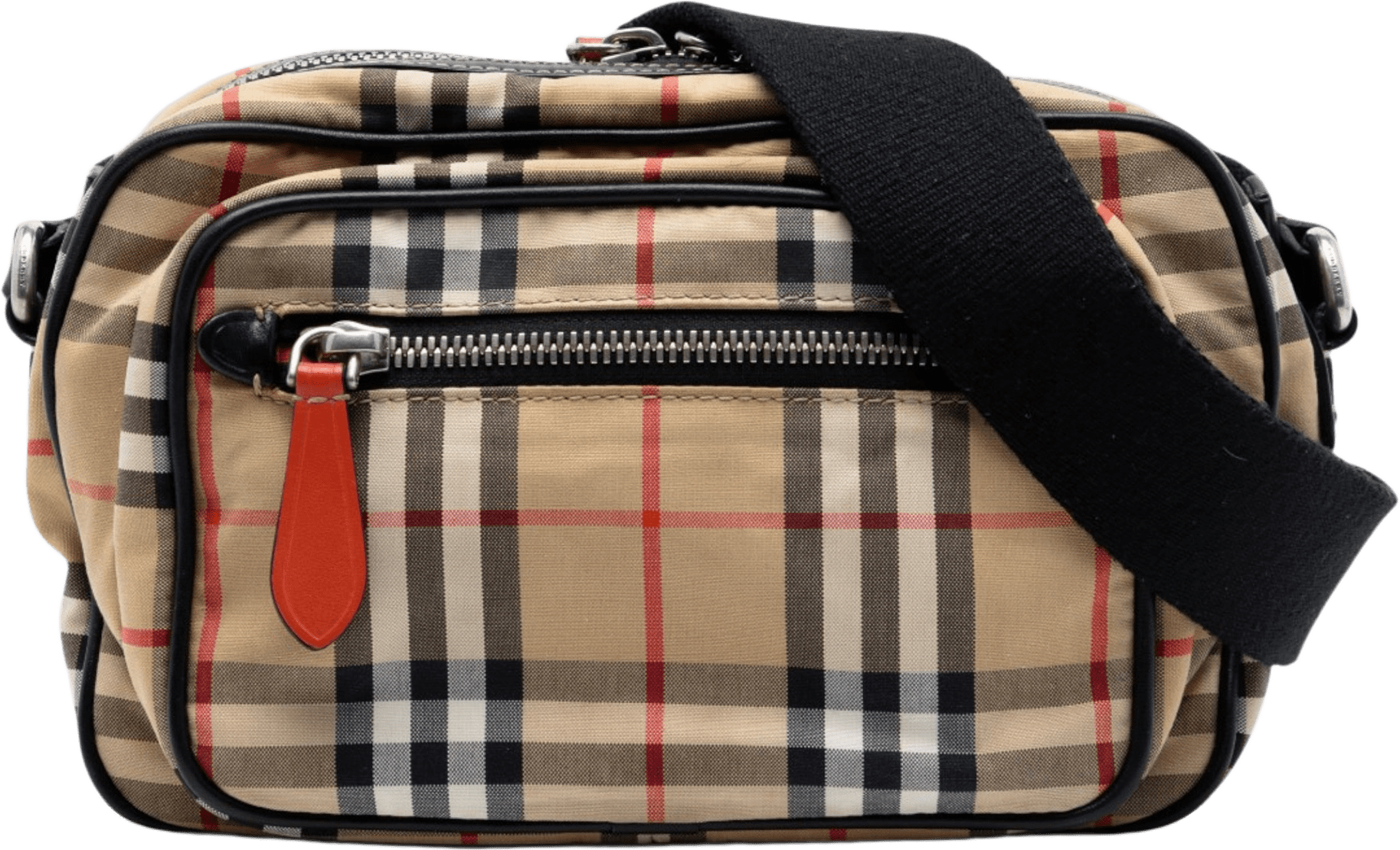 Burberry House Check Canvas Paddy Crossbody, från Luxclusif, i färgen beige.